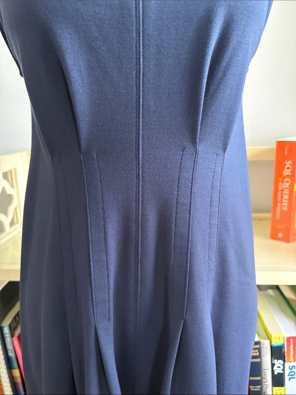 J. Crew Nadia Midi Dress in Stretch Twill